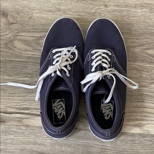 Navy blue canvas Vans
